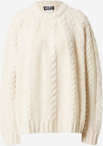 Pullover di HOPE in bianco: frontale