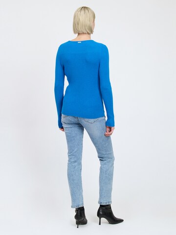 Influencer Pullover in Blau