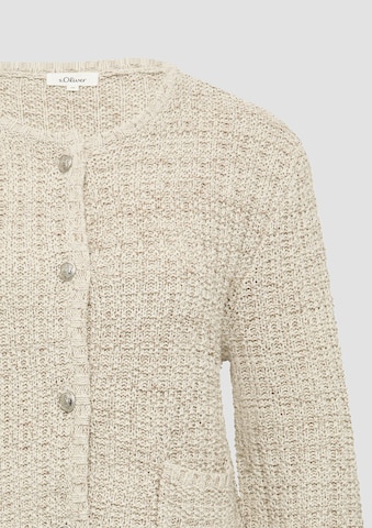 s.Oliver Strickjacke in Beige