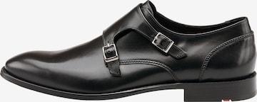 LLOYD Slipper 'Nobel 220' in Schwarz: Vorderseite