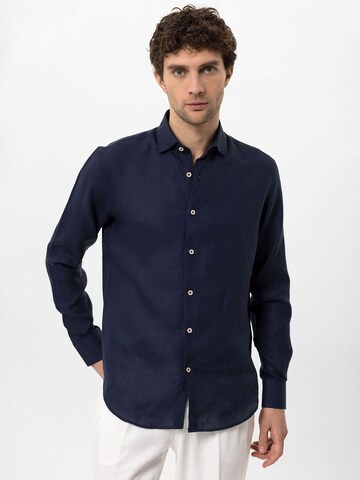Antioch Regular fit Button Up Shirt in Blue