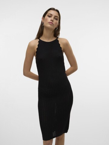 VERO MODA Gebreide jurk 'VMPanama' in Zwart