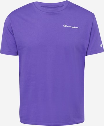 Champion Authentic Athletic Apparel Shirt in Lila: voorkant