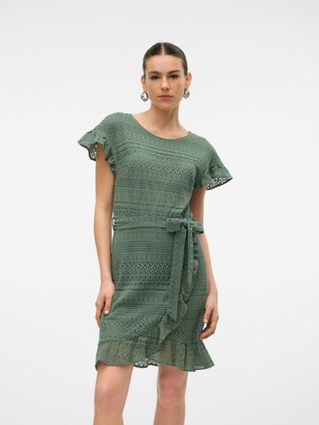 VERO MODA Kleid 'VMHONEY' in Grün: Vorderseite