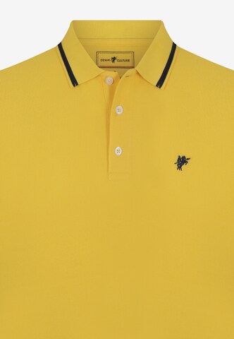 DENIM CULTURE - Camiseta 'Christiano' en amarillo