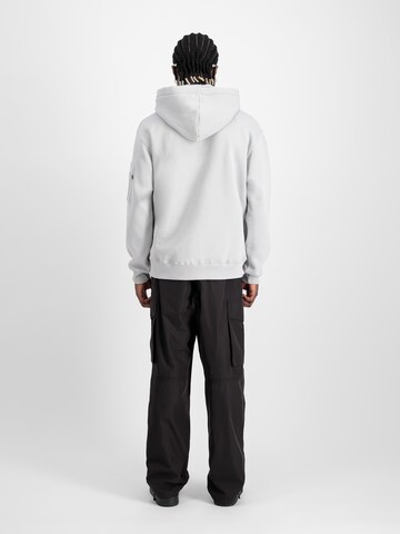 ALPHA INDUSTRIES Sweatshirt i grå
