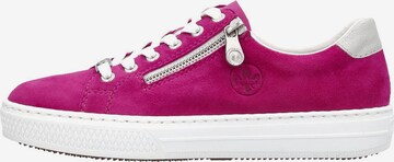 Sneaker bassa 'L59L1' di Rieker in rosa