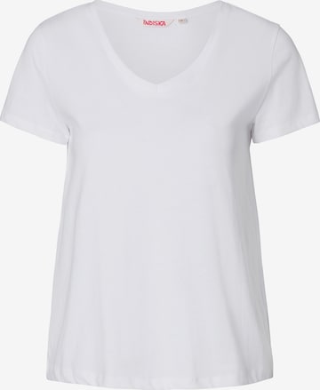 Indiska Shirt 'Mathilda' in Wit: voorkant