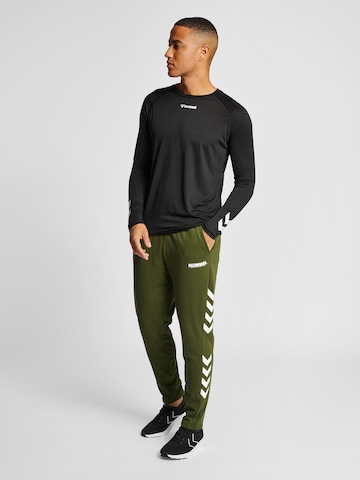 Hummel Tapered Workout Pants 'Legacy' in Green
