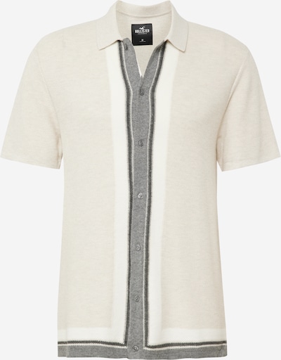 HOLLISTER Vestes en maille en beige clair / gris / blanc, Vue avec produit