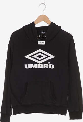 UMBRO Sweatshirt & Zip-Up Hoodie in XL in Black: front