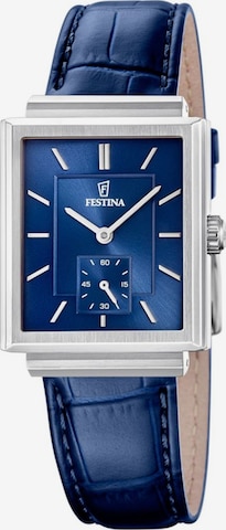 FESTINA Analoog horloge 'Watch On The Square' in Blauw: voorkant