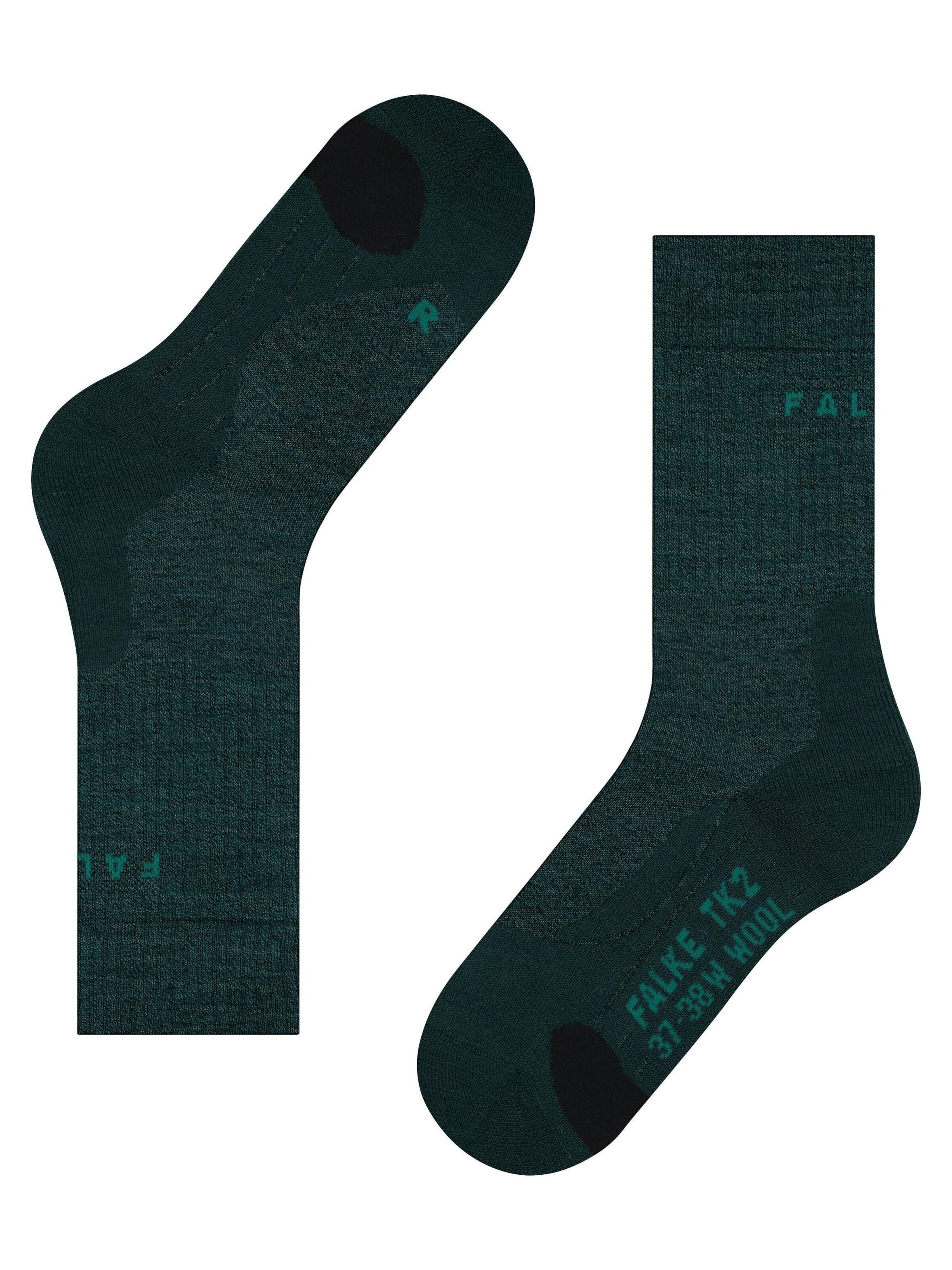 FALKE Sportsocken 'TK2 Explore Wool'‌‌‌‌‌‌‌ in Grün