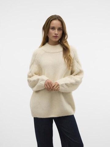 Pull-over 'Zen' VERO MODA en blanc : devant