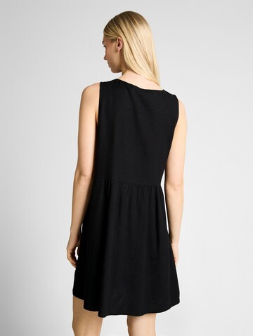 TOM TAILOR DENIM Kleid in Schwarz