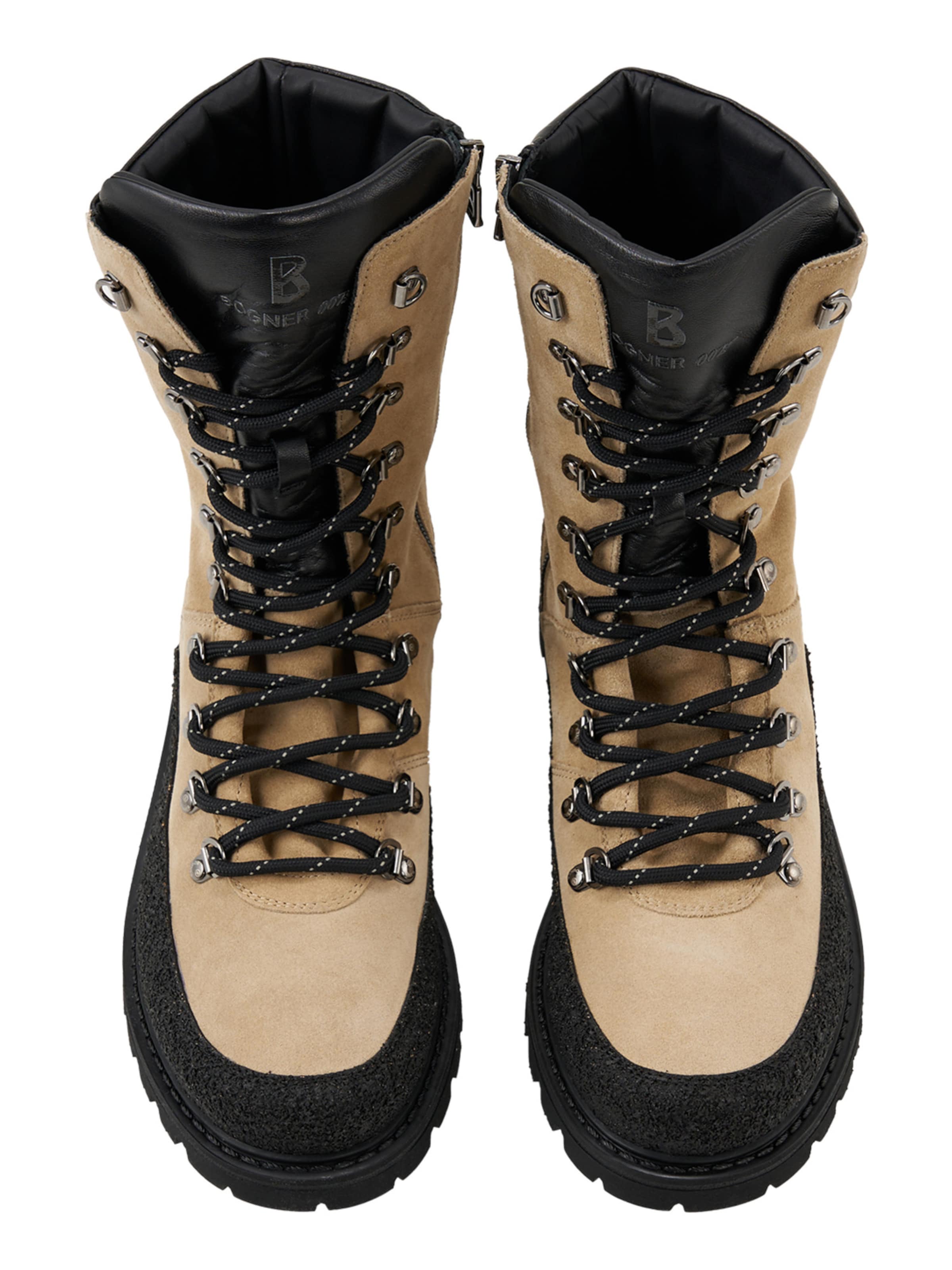 BOGNER Lace-up boot 'Helsinki 007' in Beige