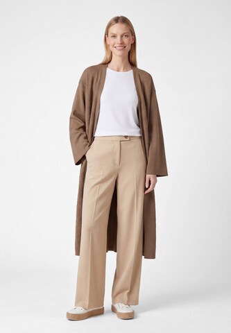 Manteau en tricot usha WHITE LABEL en marron