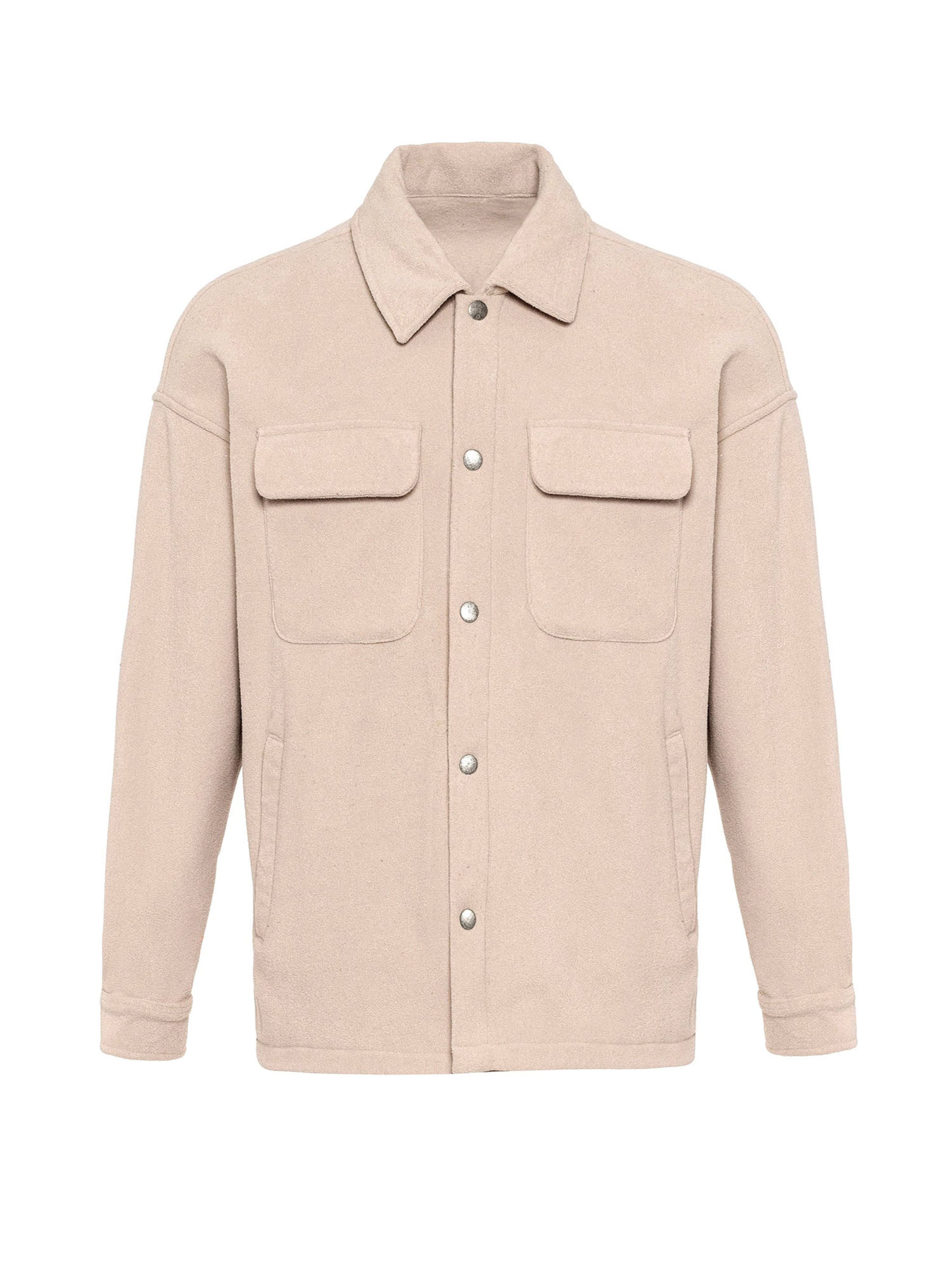 Antioch Φθινοπωρινό και ανοιξιάτικο μπουφάν σε μπεζ: μπροστά