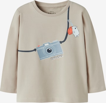 NAME IT Μπλουζάκι 'NMMVUX' σε μπεζ: μπροστά