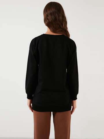 LELA Sweatshirt in Zwart