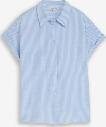 Chemisier TOM TAILOR en bleu : devant