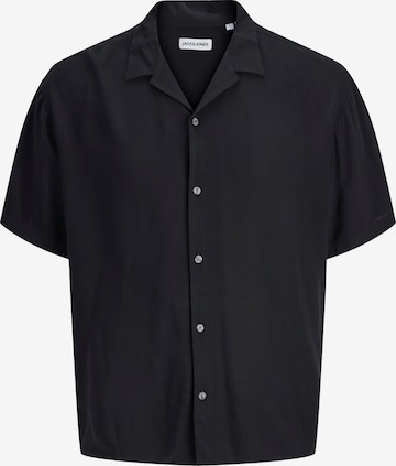 JACK & JONES Классический крой Рубашка 'JJEJEFF' в Черный: спереди