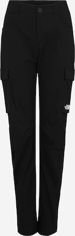 juoda THE NORTH FACE Standartinis Laisvalaikio kelnės 'EXPLORATION': priekis