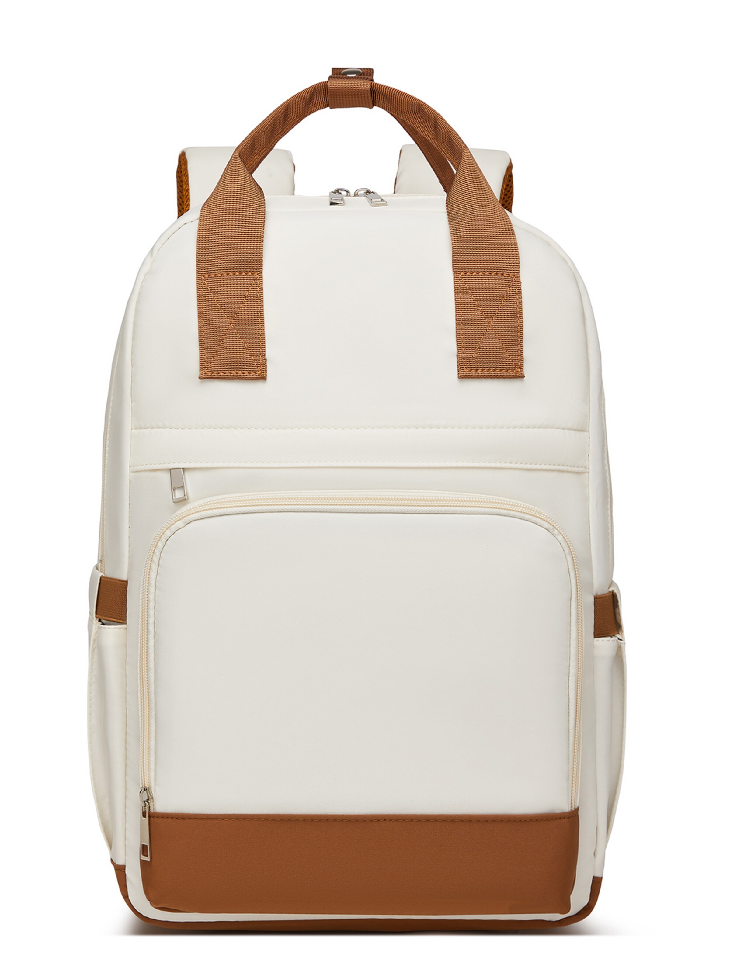 Kono Backpack in Beige: front