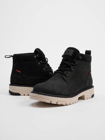 LEVI'S ® Veterlaarsjes 'Solvi' in Zwart: voorkant