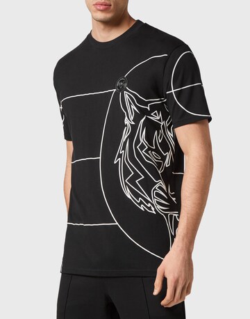 Plein Sport Shirt 'Tiger' in Zwart