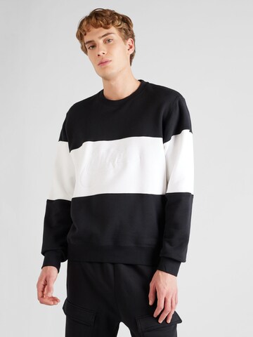 Nike Sportswear Sweatshirt in Zwart: voorkant