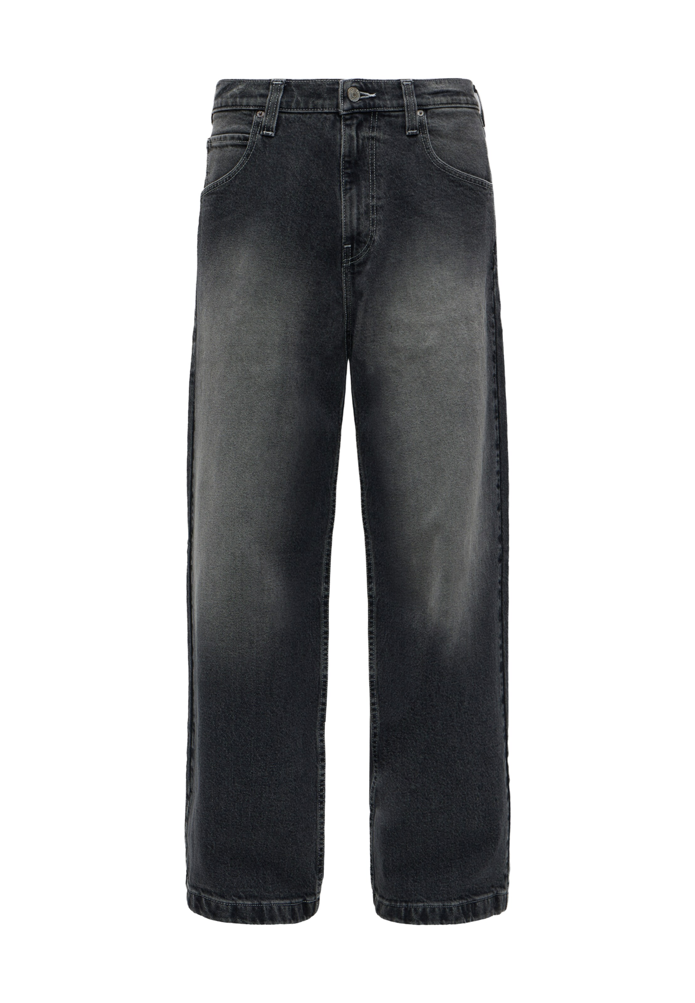 HOLLISTER Jean en 30/32 en noir denim, Vue avec produit