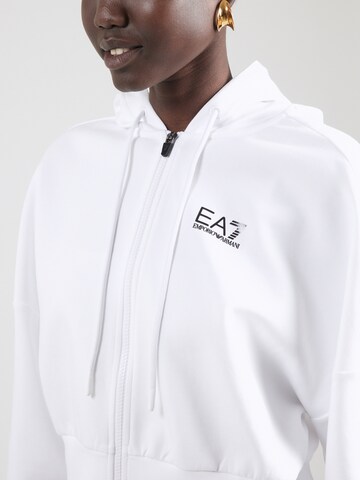 EA7 Emporio Armani Кофта на молнии 'TENNIS PRO' в Белый