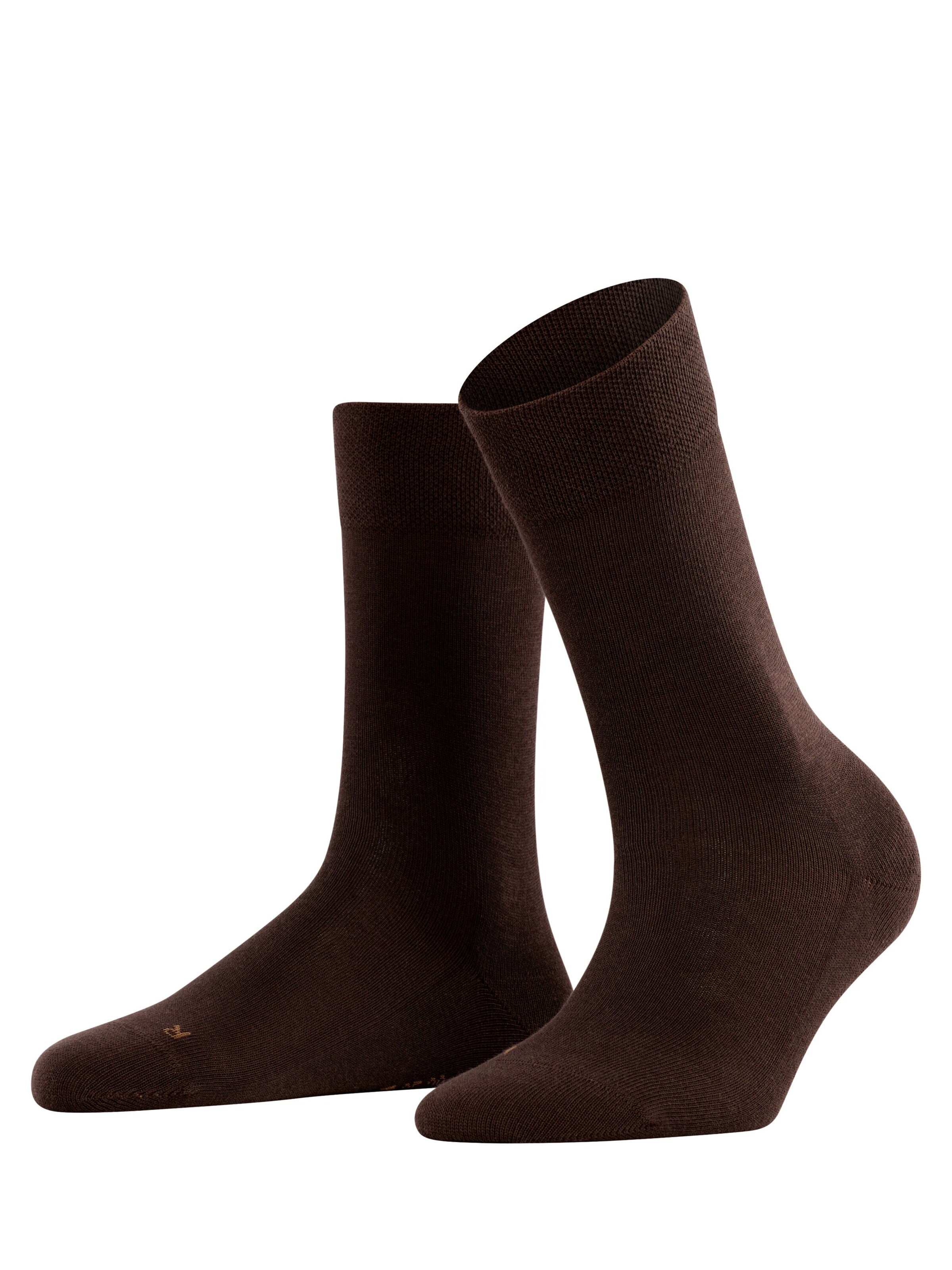 FALKE Socken 'Sensitive London'‌‌‌‌‌‌ in Braun: Vorderseite