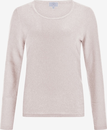 Pull-over CASH-MERE.CH en blanc : devant
