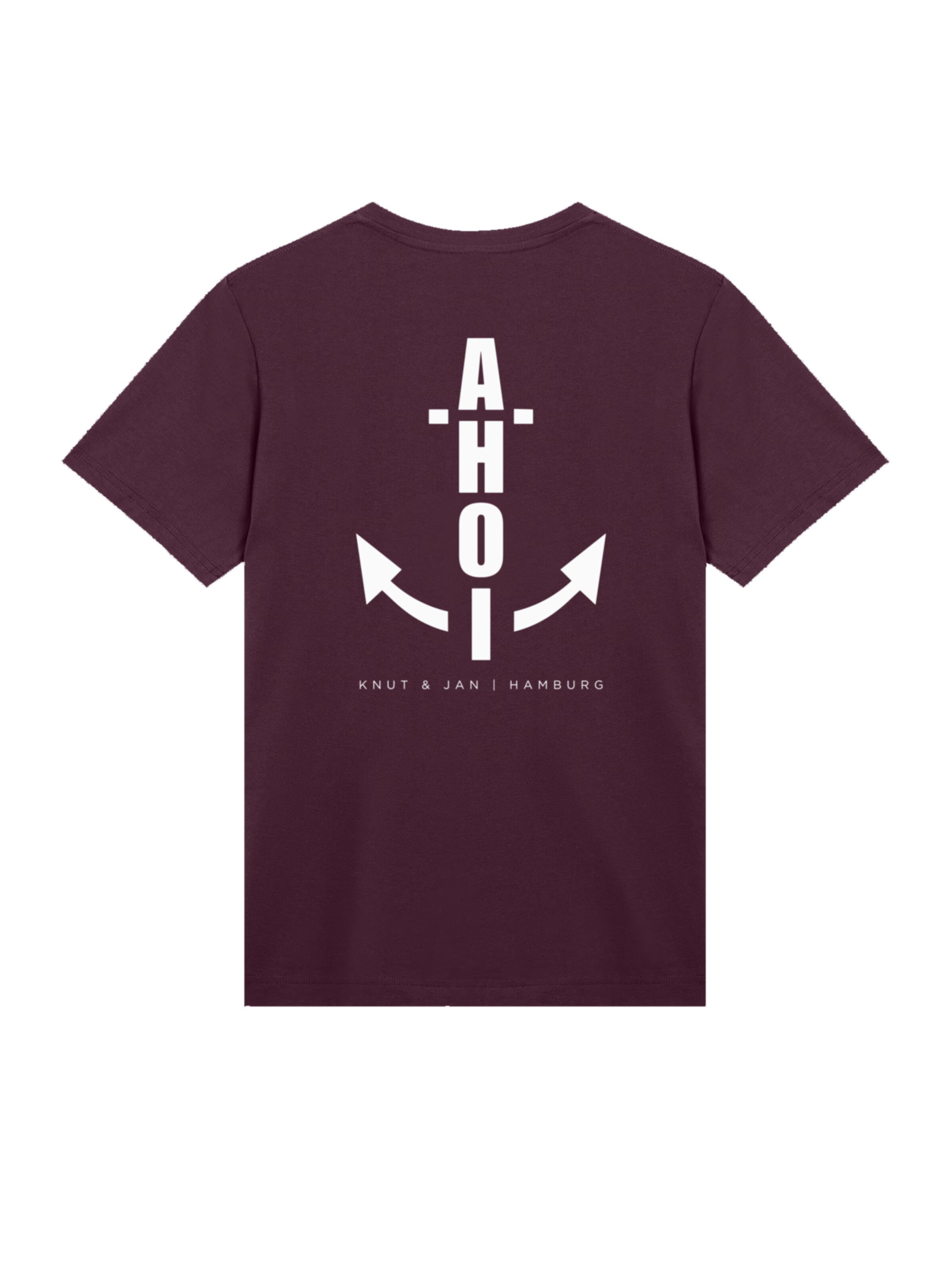 F4NT4STIC Shirt 'Anker Knut und Jan Hamburg' in Rood