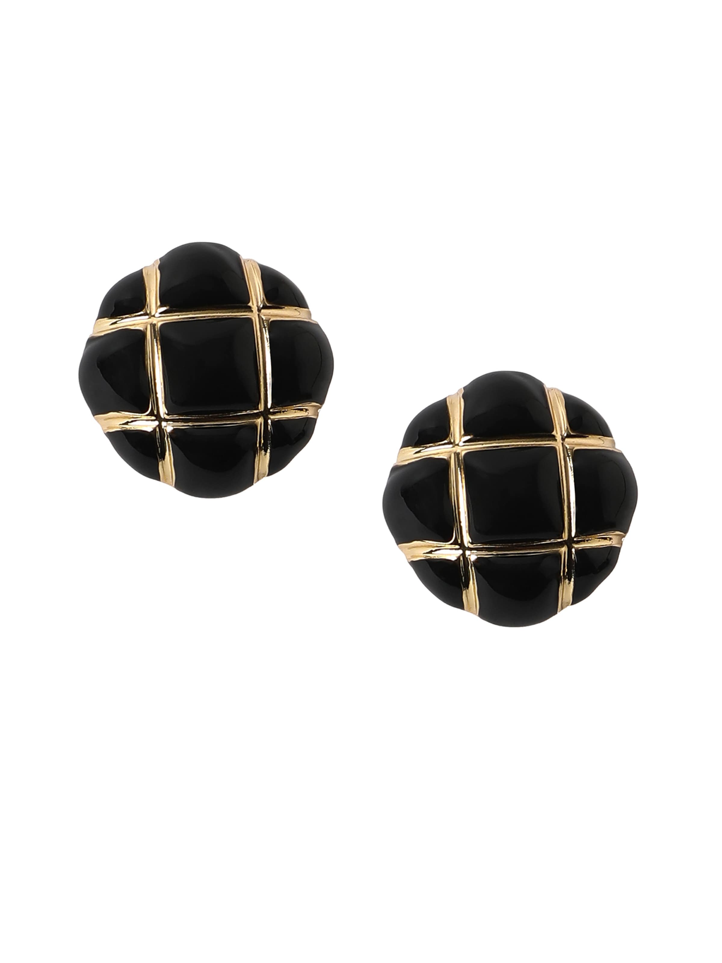 SOHI Σκουλαρίκια 'Veenu' σε μαύρο: μπροστά