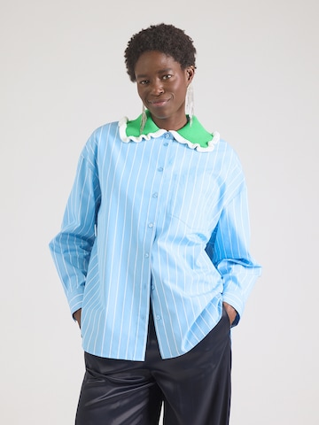 Essentiel Antwerp Blus i blå: framsida