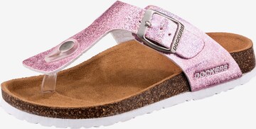 Sandalo di Dockers by Gerli in rosa: frontale