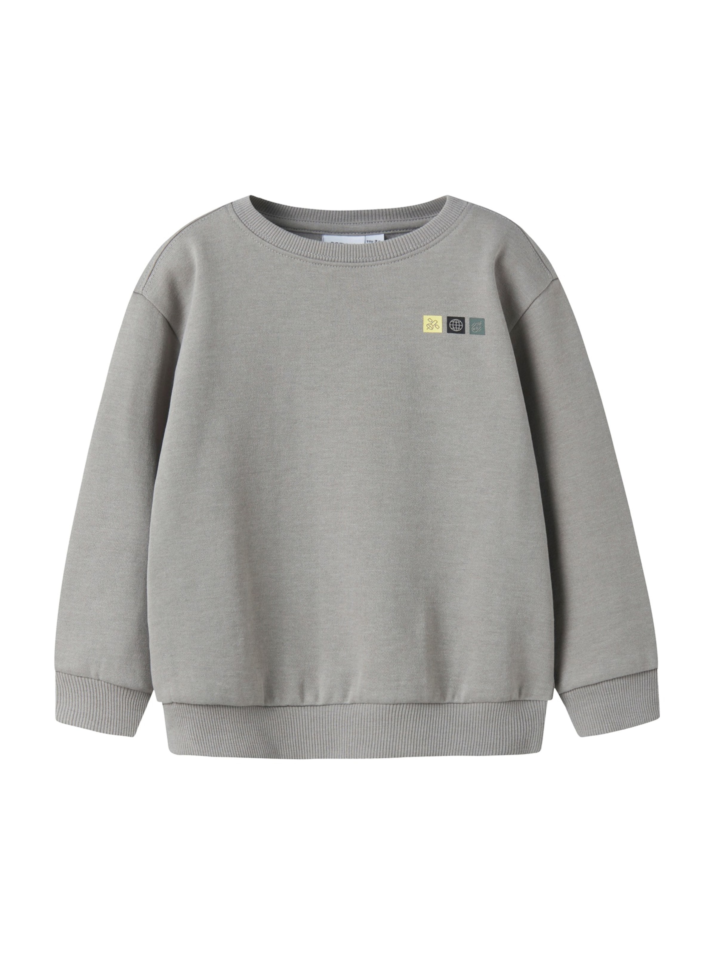 NAME IT Bluza 'NMMOLAF' w kolorze szary: przód