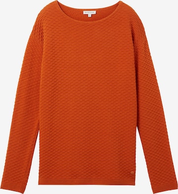 TOM TAILOR Pullover in Orange: predná strana