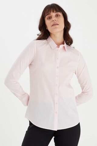Fransa Blouse in Pink: front