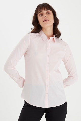 Fransa Blouse in Roze: voorkant