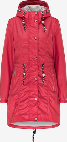 Schmuddelwedda Raincoat in Red: front