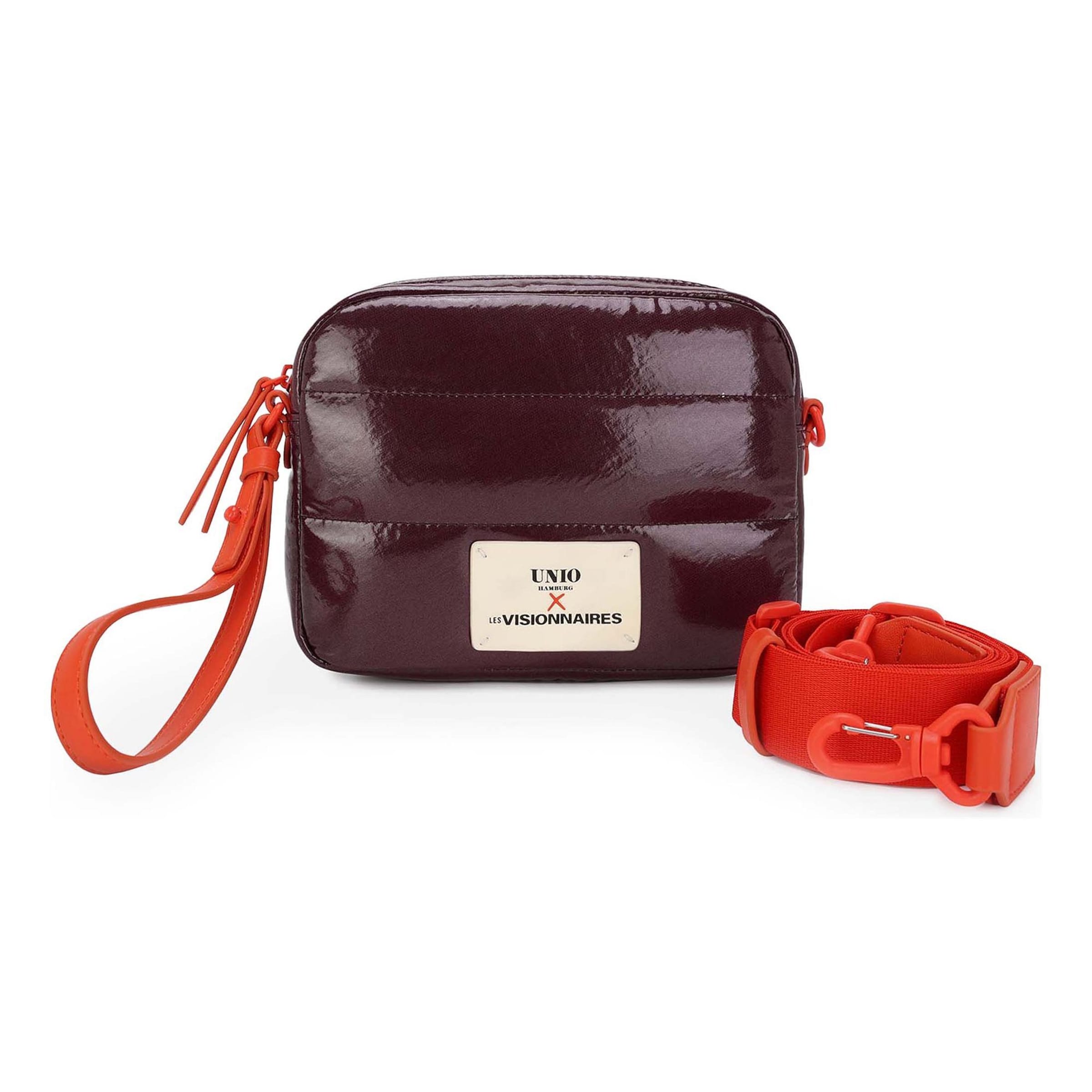 Les Visionnaires Crossbody bag 'Unio Paris' in Red: front