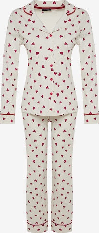 TrendyolPidžama - bež boja: prednji dio