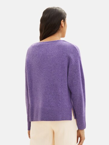 TOM TAILOR Pullover i lilla