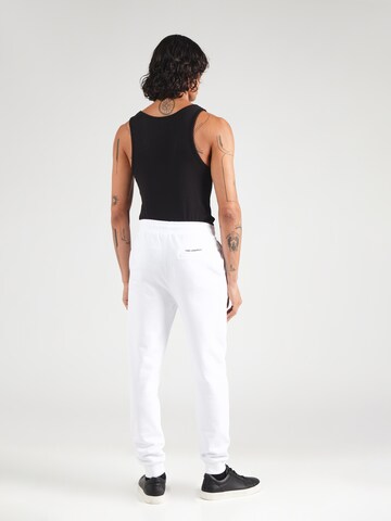 Karl Lagerfeld Tapered Hose in Weiß: Rückseite