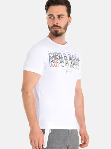 T-Shirt CIPO & BAXX en blanc