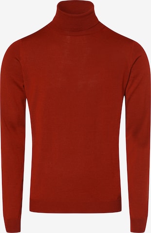 Finshley & Harding London Sweater in Brown: front